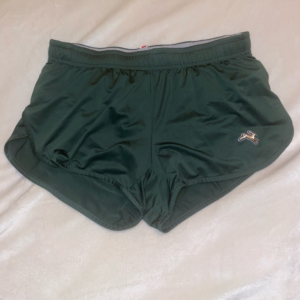 Tracksmith Twilight split shorts.